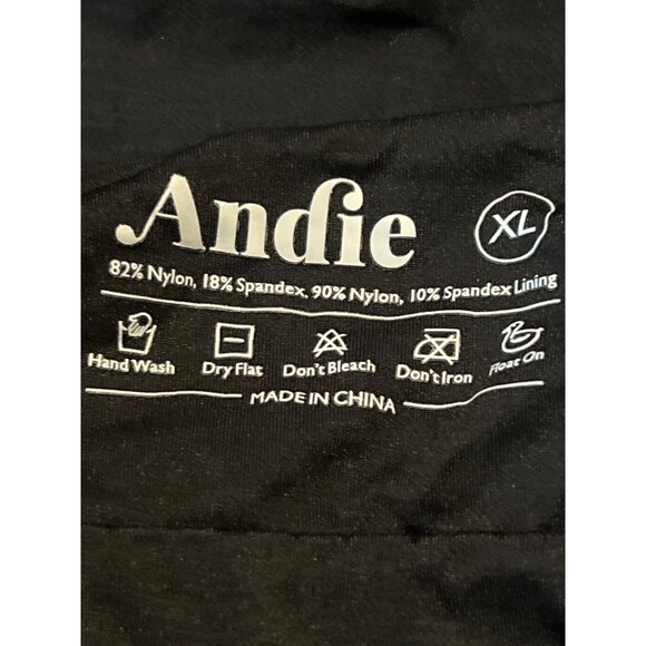 Anthropology Andie The Mykonos One Piece Black One-Piece Swimsuit XL - Picture 6 of 7